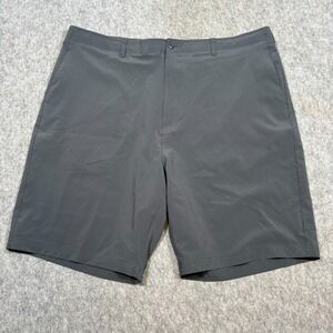 Ben Hogan Golf Shorts Size 44 Grey Flat Front Slash Pockets 4-Way Stretch Casual
